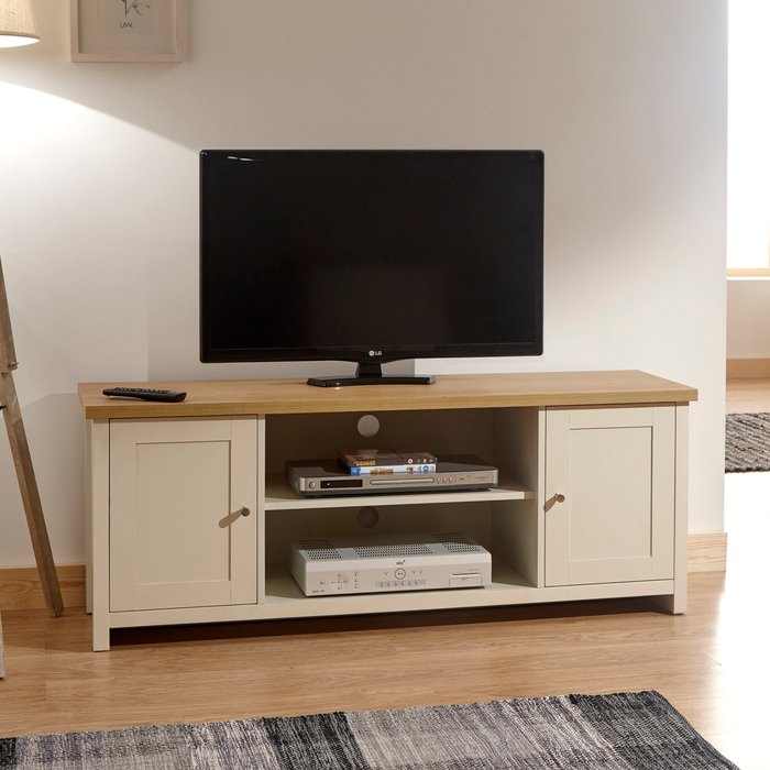 The Range | GFW Lancaster Large TV Cabinet - Cream GFW Lancaster Large TV Cabinet - Cream