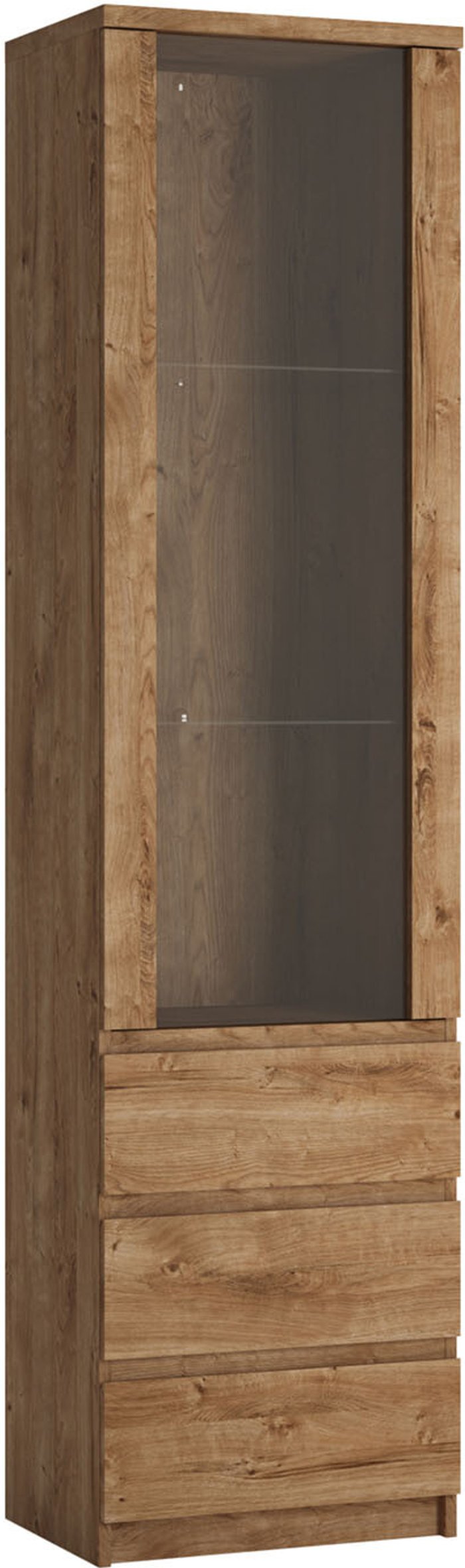 The Range | Furniture To Go Fribo Display Cabinet - Golden Ribbeck Oak Furniture To Go Fribo Display Cabinet - Golden Ribbeck Oak