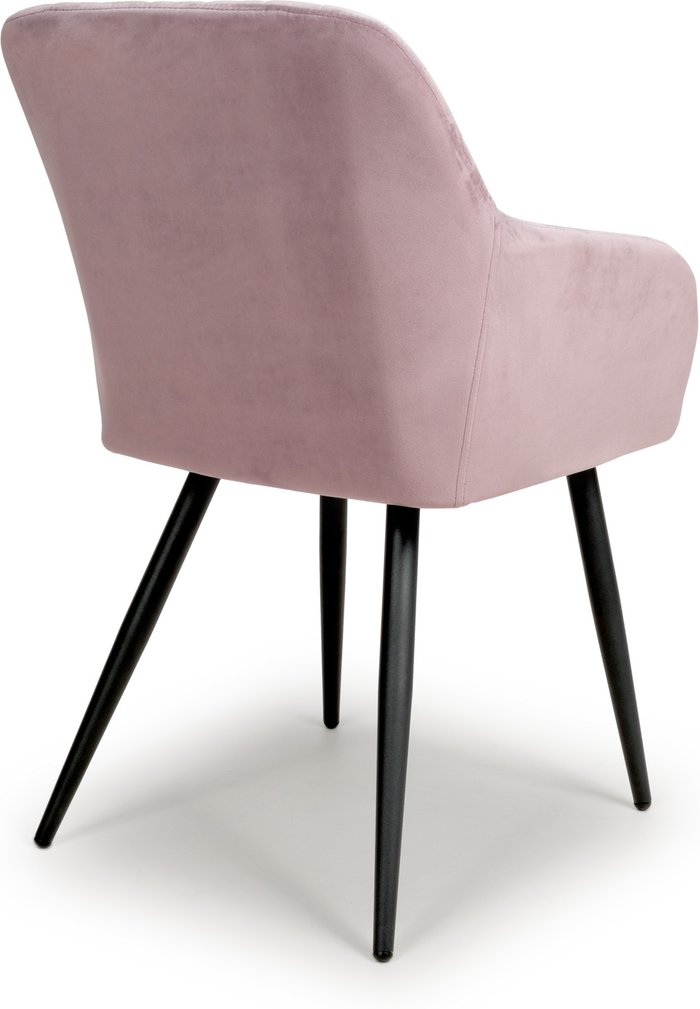 The Range | Shankar 2 x Shankar Marina Brushed Velvet Dusky Pink Dining Chairs Shankar 2 x Shankar Marina Brushed Velvet Dusky Pink Dining Chairs