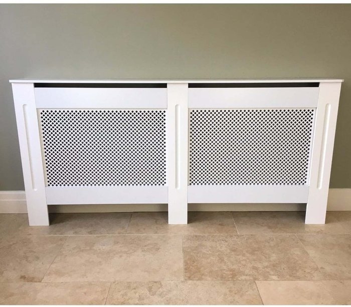 The Range | At Home Comforts At Home Comforts Diamond Pattern Painted White Radiator Cover X Large At Home Comforts At Home Comforts Diamond Pattern Painted White Radiator Cover X Large