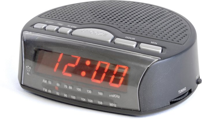 The Range | Lloytron LLOYTRON Daybreak J2006BK Portable FM/AM Clock Radio - Black Lloytron LLOYTRON Daybreak J2006BK Portable FM/AM Clock Radio - Black