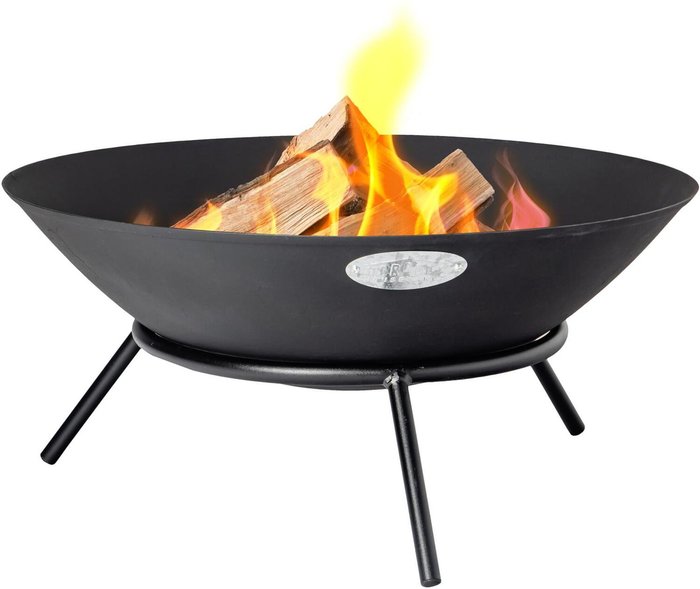 The Range | Harbour Housewares Steel Garden Firepit Pit - Black Harbour Housewares Steel Garden Firepit Pit - Black