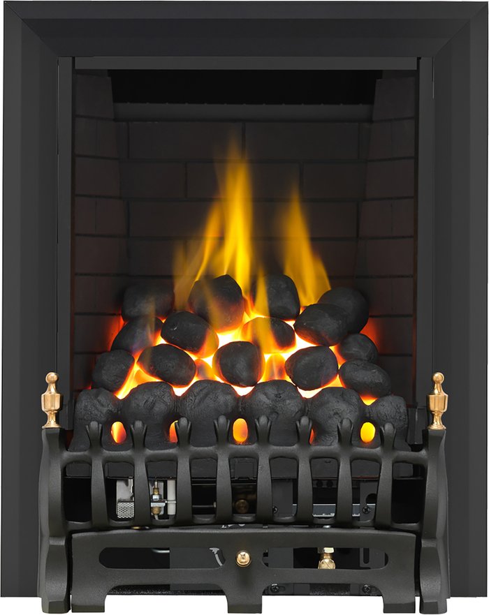 The Range | Focal Point Fires Focal Point Blenheim Multi Flue Remote Gas Fire - Black Focal Point Fires Focal Point Blenheim Multi Flue Remote Gas Fire - Black