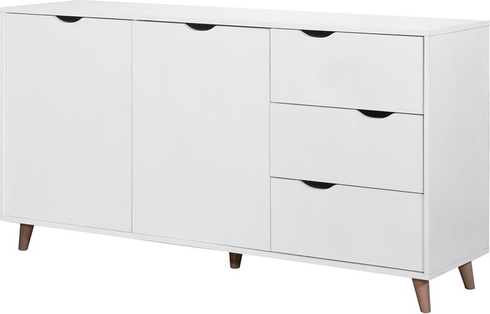 The Range | Pulford Sideboard With Two Doors And Three Drawers - White Pulford Sideboard With Two Doors And Three Drawers - White