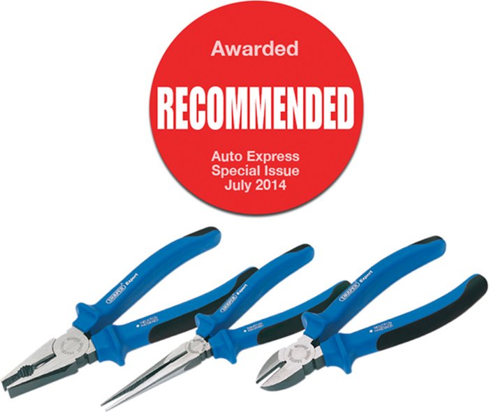 The Range | Draper Draper Expert 3 Piece Soft Grip Heavy Duty Plier Set Draper Draper Expert 3 Piece Soft Grip Heavy Duty Plier Set