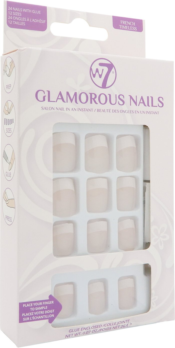 The Range | W7 W7 French Timeless Glamorous Nails W7 W7 French Timeless Glamorous Nails