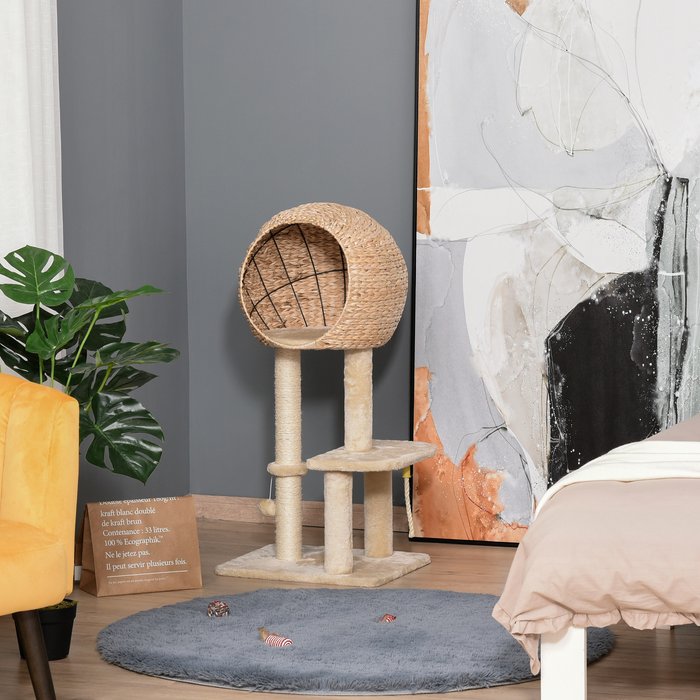 The Range | PawHut PawHut Cat Climb Activity Center - Beige PawHut PawHut Cat Climb Activity Center - Beige