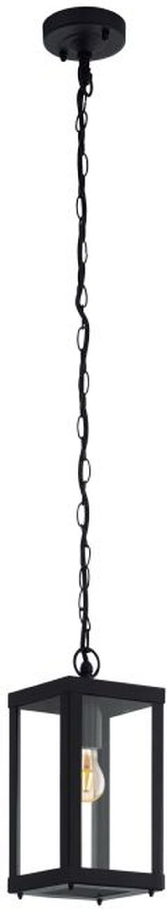 The Range | EGLO Alamonte 1 - 1 Light Outdoor Pendant Lantern Black IP44, E27 - Eglo EGLO Alamonte 1 - 1 Light Outdoor Pendant Lantern Black IP44, E27 - Eglo