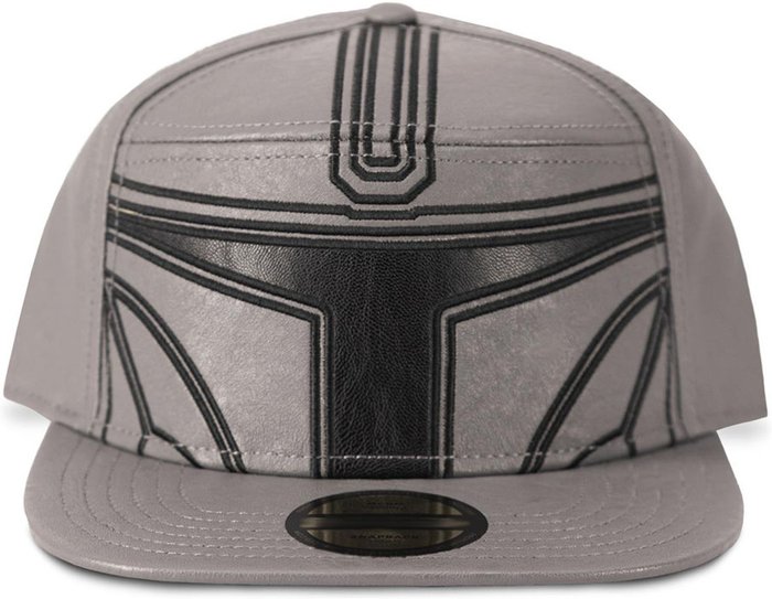 The Range | Star Wars STAR WARS The Mandalorian Bounty Hunter Helmet Novelty Cap - Grey Star Wars STAR WARS The Mandalorian Bounty Hunter Helmet Novelty Cap - Grey