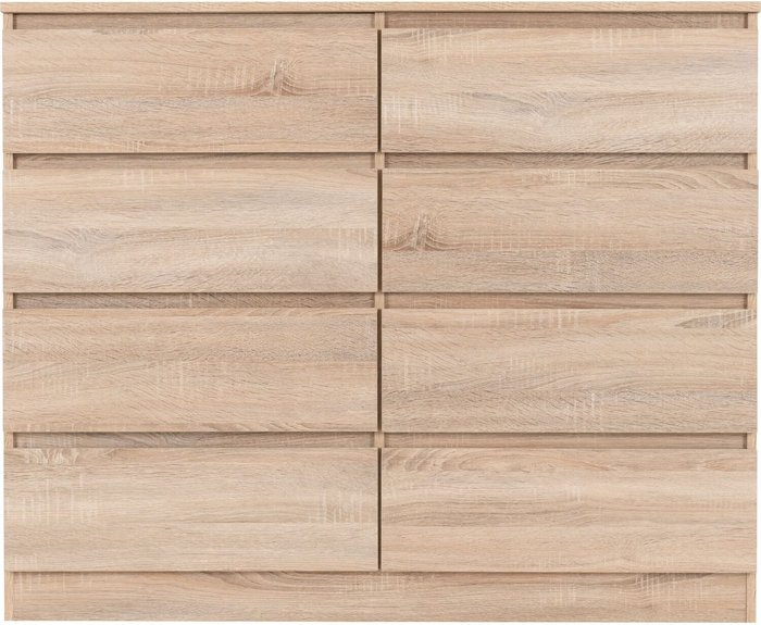 The Range | Seconique Malvern 8 Drawer Chest - Sonoma Oak Seconique Malvern 8 Drawer Chest - Sonoma Oak