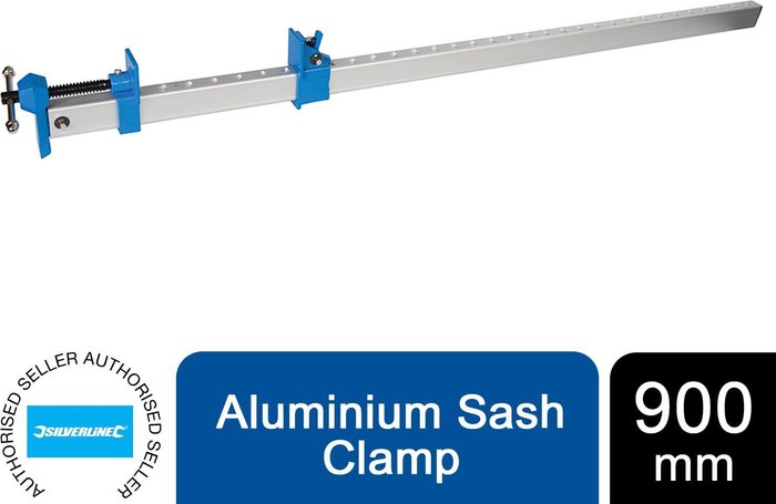 The Range | Silverline Silverline Sash Clamp Aluminium 900Mm Vc63 Silverline Silverline Sash Clamp Aluminium 900Mm Vc63