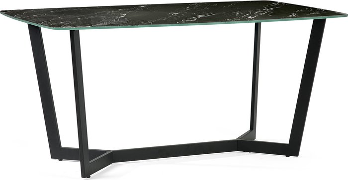 The Range | Julian Bowen Olympus Dining Table - Black Marble Effect Julian Bowen Olympus Dining Table - Black Marble Effect