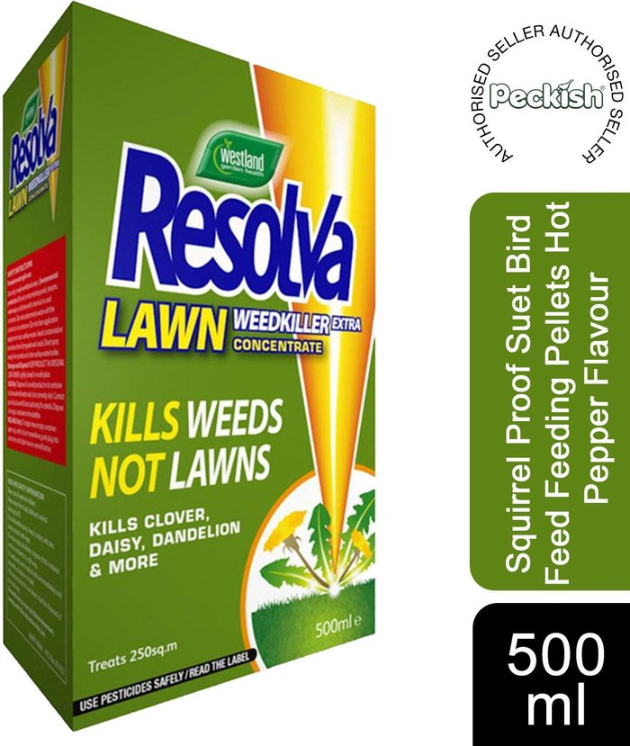 The Range | Resolva Lawn Weedkiller Extra Concentrate For Garden Treats 250Sq.m 500Ml Resolva Lawn Weedkiller Extra Concentrate For Garden Treats 250Sq.m 500Ml