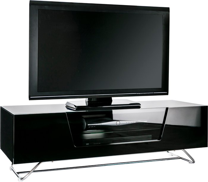 The Range | Alphason Alphason Chronium CRO2-1200CB-BLK 2 Shelf TV Stand - Black Alphason Alphason Chronium CRO2-1200CB-BLK 2 Shelf TV Stand - Black