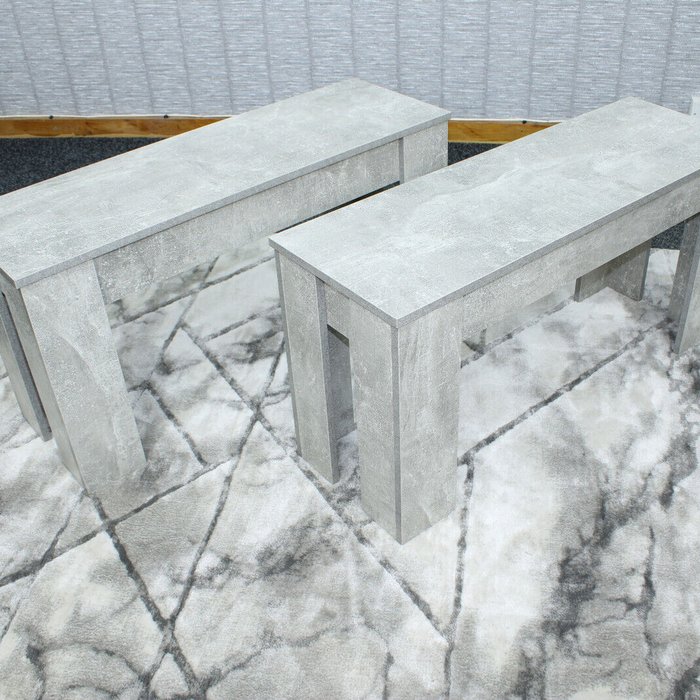 The Range | Kosy Koala Kosy Koala Stone Grey Set of 2 Dining Benches - Grey Kosy Koala Kosy Koala Stone Grey Set of 2 Dining Benches - Grey