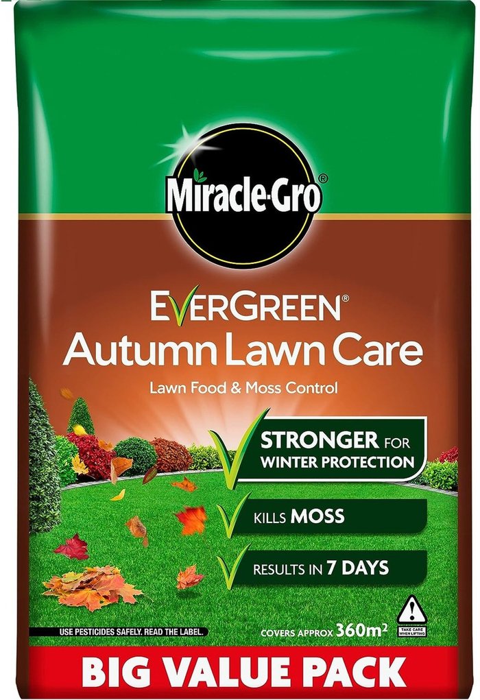 The Range | Miracle-Gro Miracle Gro Autumn Lawn Care Fertiliser Moss Killer Lawn Feed 400m2 - Neutral Miracle-Gro Miracle Gro Autumn Lawn Care Fertiliser Moss Killer Lawn Feed 400m2 - Neutral