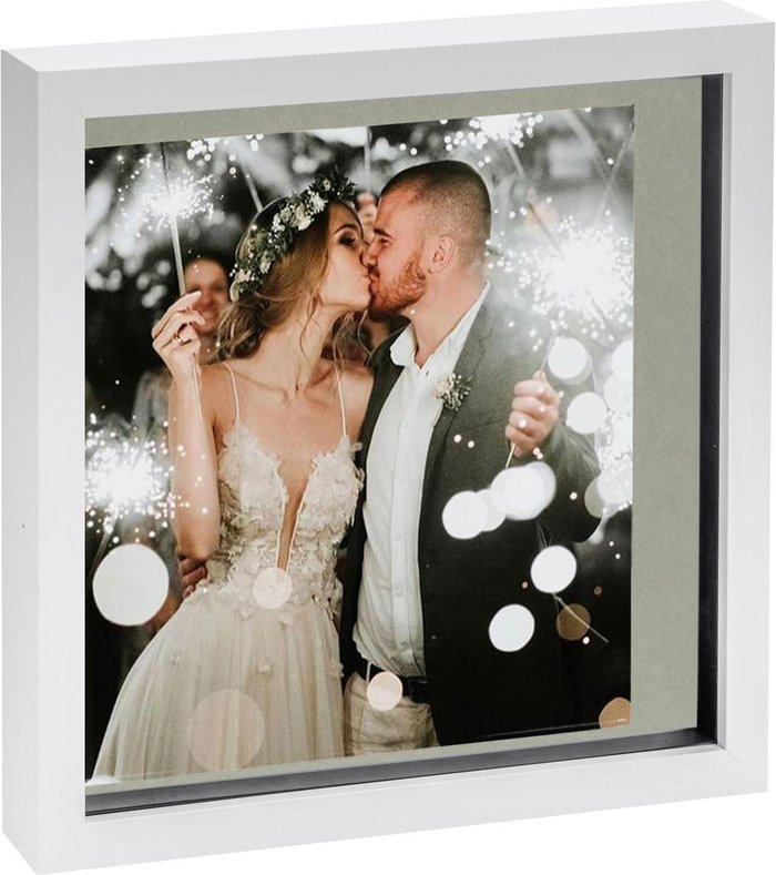 The Range | Nicola Spring 3D Box Photo Frame - 10 x 10 Nicola Spring 3D Box Photo Frame - 10 x 10