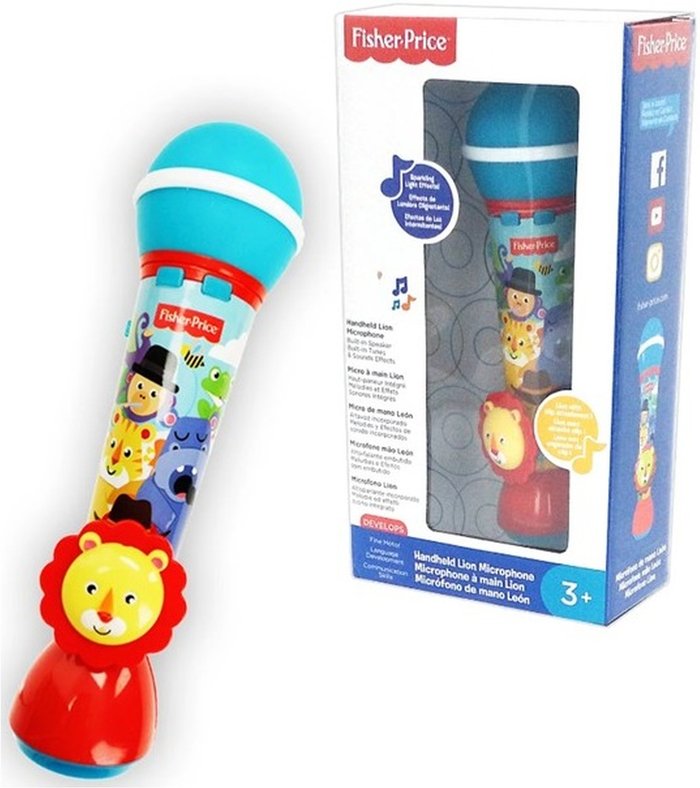 The Range | REIG Fisher Price Lion Microphone With Built In Speaker - Blue REIG Fisher Price Lion Microphone With Built In Speaker - Blue
