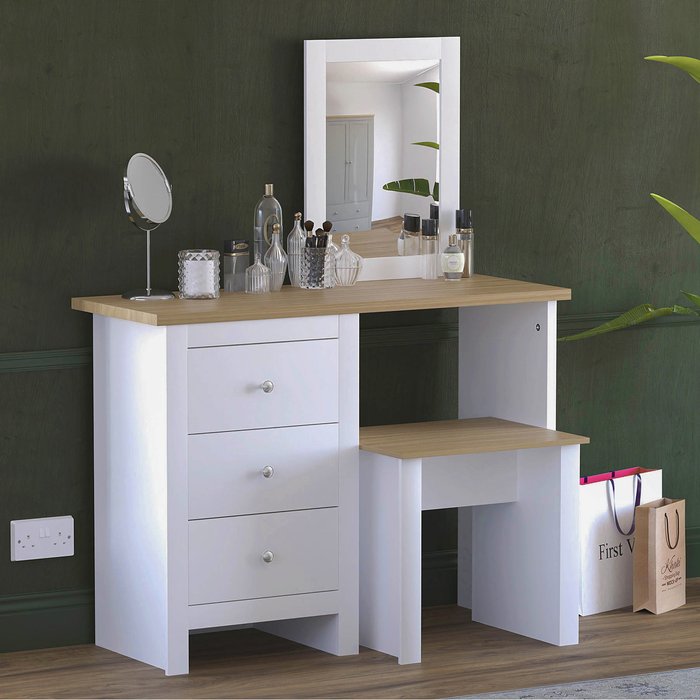 The Range | Arlington Dressing Table Set - White Arlington Dressing Table Set - White