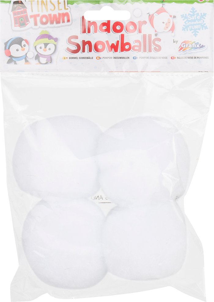 The Range | Grafix Grafix Tinsel Town Indoor Snowballs - White Grafix Grafix Tinsel Town Indoor Snowballs - White