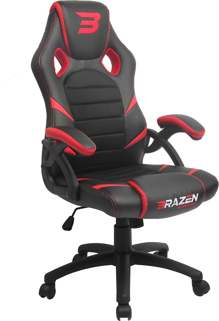 The Range | BraZen BRAZEN Puma Gaming Chair - Red & Black BraZen BRAZEN Puma Gaming Chair - Red & Black