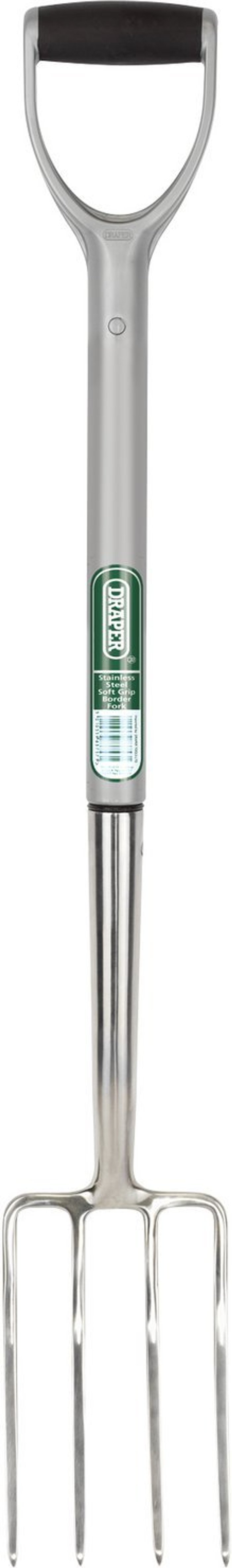 The Range | Draper Draper Stainless Steel Soft Grip Border Fork - Silver Draper Draper Stainless Steel Soft Grip Border Fork - Silver