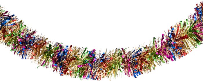 The Range | 2M Multi-Coloured Tinsel 2M Multi-Coloured Tinsel