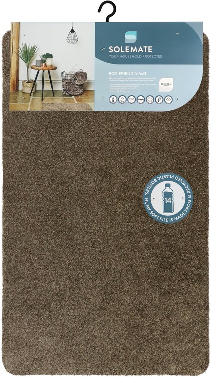 The Range | JVL JVL Solemate Eco-Friendly Mat 60x100cm - Truff JVL JVL Solemate Eco-Friendly Mat 60x100cm - Truff