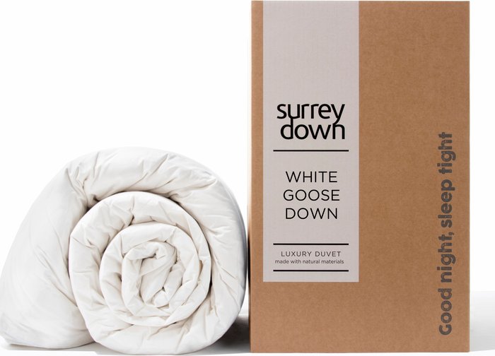 The Range | Surrey Down Goose Down Duvet - White / Double / 4.5 Surrey Down Goose Down Duvet - White / Double / 4.5