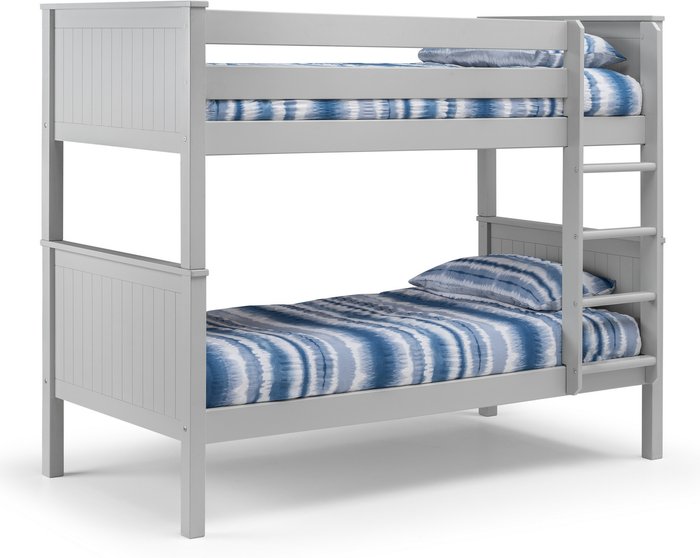 The Range | Julian Bowen Maine Bunk Bed - Dove Grey / Grey Julian Bowen Maine Bunk Bed - Dove Grey / Grey