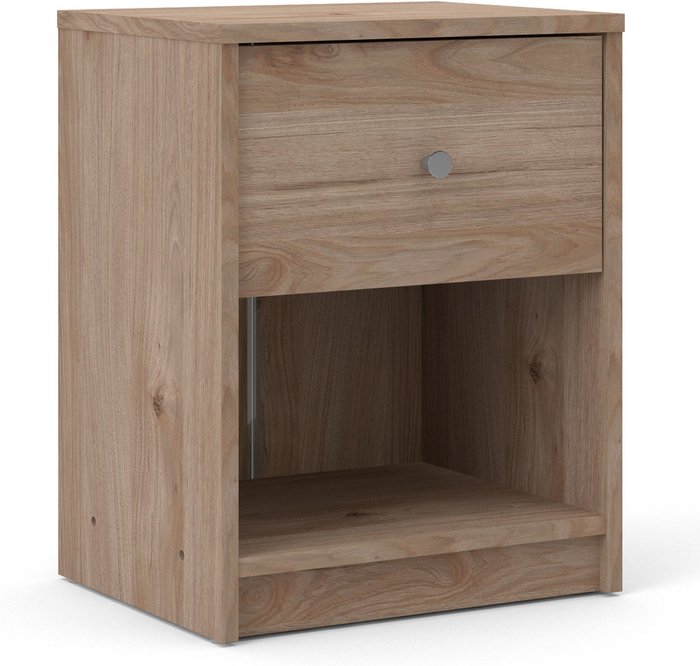 The Range | May Bedside Table 1 Drawer In Jackson Hickory Oak Effect May Bedside Table 1 Drawer In Jackson Hickory Oak Effect