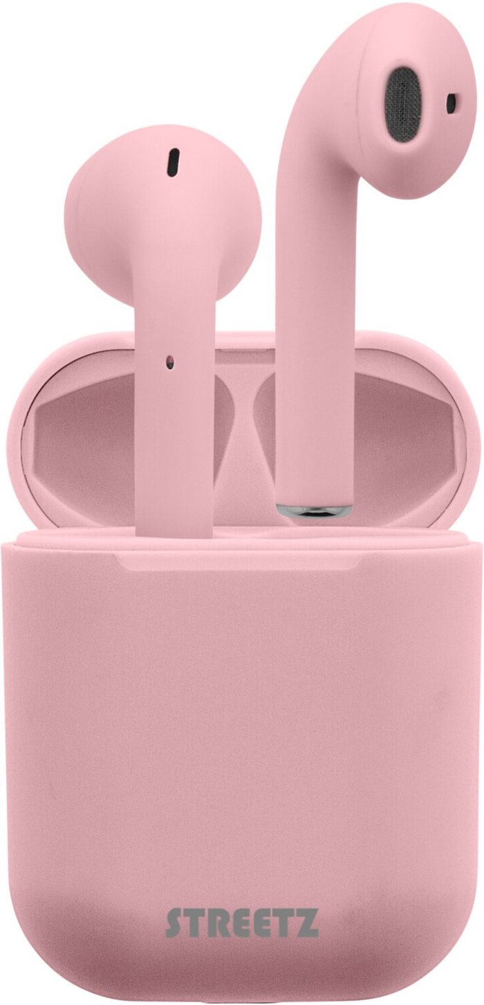 The Range | Streetz Streetz True Wireless Stereo Semi in ear Earbuds with Charging Case - Pink Streetz Streetz True Wireless Stereo Semi in ear Earbuds with Charging Case - Pink