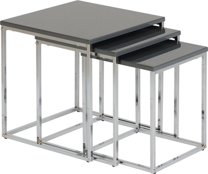 The Range | Charisma Charisma Nest Of Tables - Grey Charisma Charisma Nest Of Tables - Grey