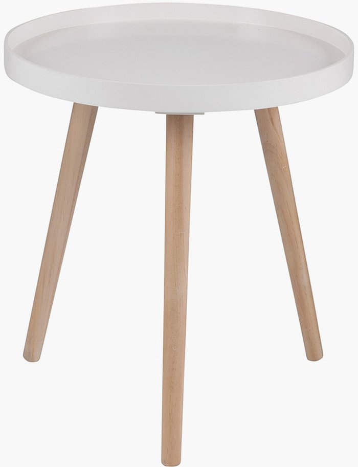 The Range | Blush MDF & Natural Pine Wood Round Table K/D Blush MDF & Natural Pine Wood Round Table K/D