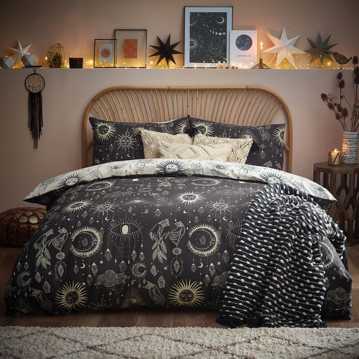 The Range | furn Furn. Constellation Duvet Cover and Pillowcase Set MultiColoured furn Furn. Constellation Duvet Cover and Pillowcase Set MultiColoured