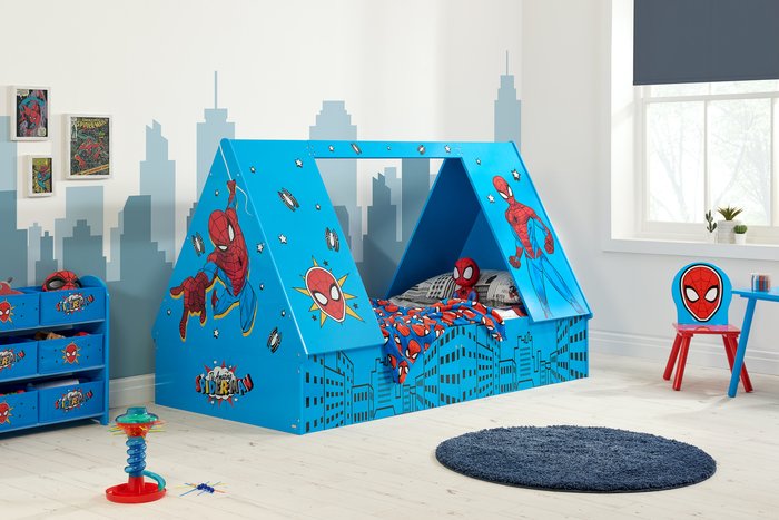 The Range | Marvel Spiderman Tent Single Bed Blue Marvel Spiderman Tent Single Bed Blue