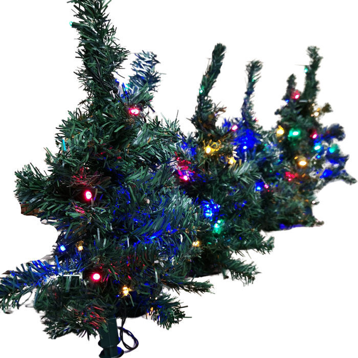 The Range | Samuel Alexander 6 Pack of Tree Path Lights with Multi Colour LEDs - Green Samuel Alexander 6 Pack of Tree Path Lights with Multi Colour LEDs - Green