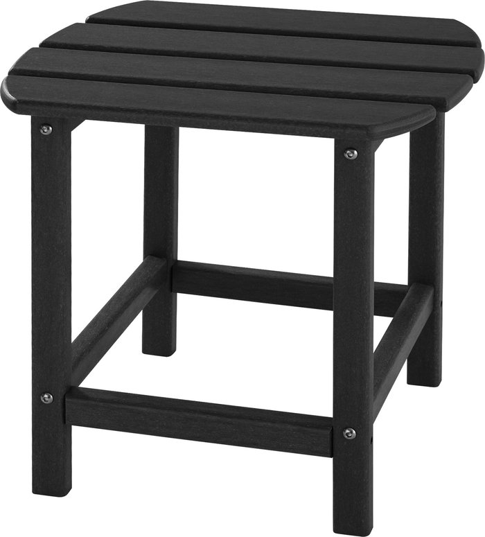 The Range | TECTAKE Outdoor Side Table - Black TECTAKE Outdoor Side Table - Black