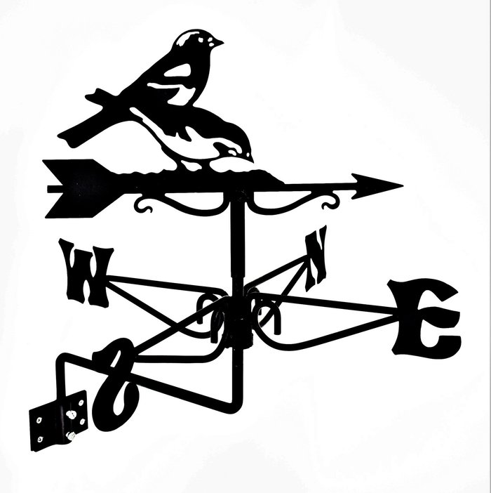 The Range | Espira Chaffinches Mini Weathervane - Black Espira Chaffinches Mini Weathervane - Black
