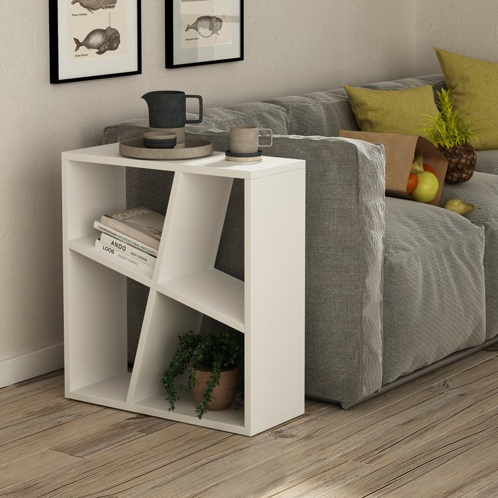 The Range | Decortie Bal Modern Side Table - White Decortie Bal Modern Side Table - White