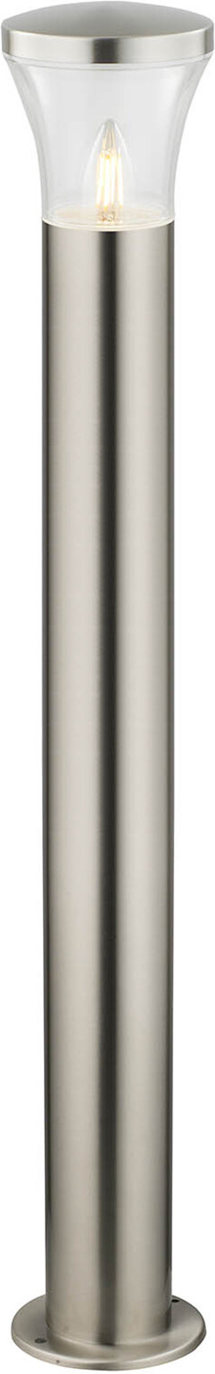 The Range | TIMELED Stainless Steel Garden Bollards - Silver / Large TIMELED Stainless Steel Garden Bollards - Silver / Large