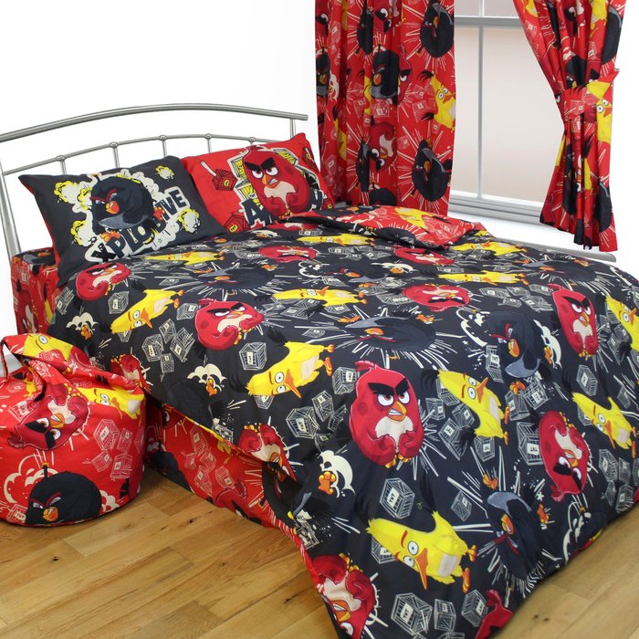 The Range | Rovio Angry Birds TNT Duvet Cover And Pillowcase Set - Multi / King Rovio Angry Birds TNT Duvet Cover And Pillowcase Set - Multi / King
