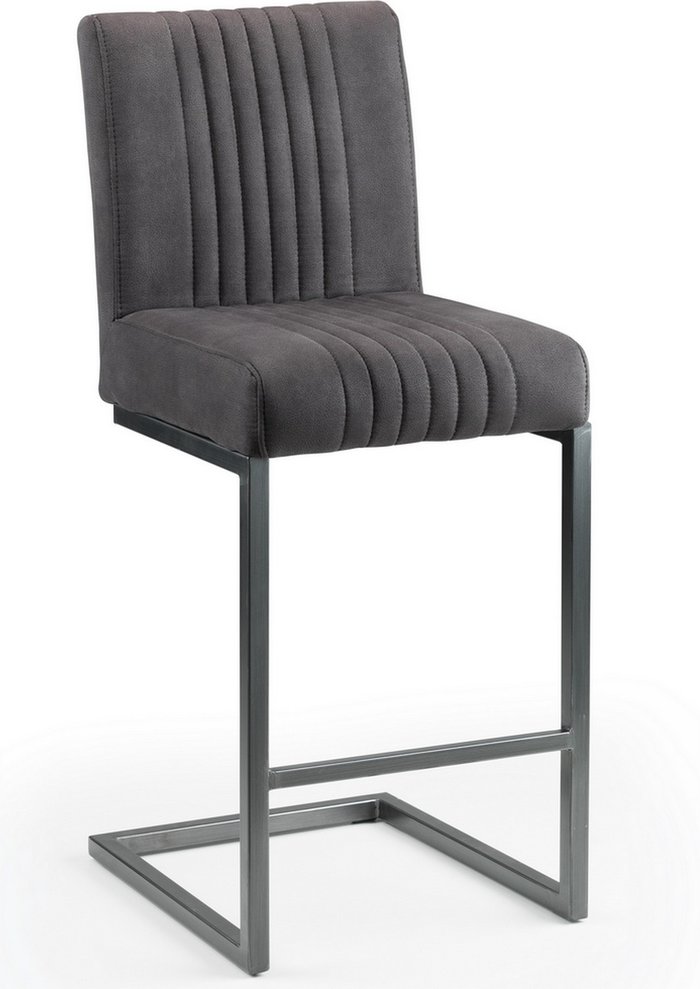 The Range | Julian Bowen Set Of 2 Brooklyn Barstools - Charcoal Grey - Charcoal Grey Julian Bowen Set Of 2 Brooklyn Barstools - Charcoal Grey - Charcoal Grey