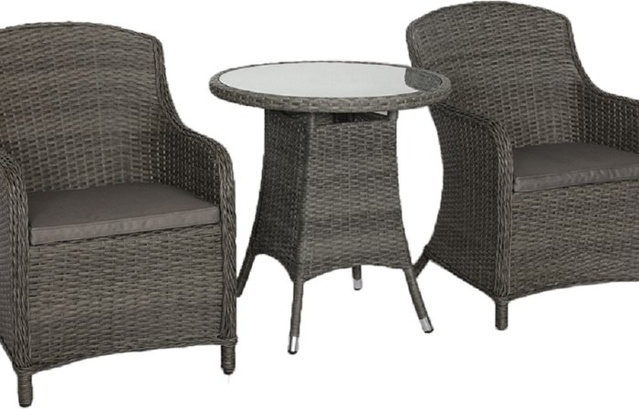 The Range | Royalcraft PARIS 2 Seater Imperial Bistro Set - Grey Royalcraft PARIS 2 Seater Imperial Bistro Set - Grey