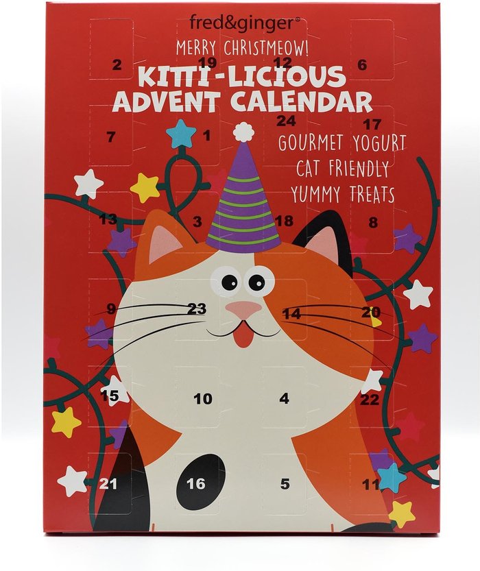 The Range | Fred & Ginger Fred and Ginger Cat Advent Calendar - Red Fred & Ginger Fred and Ginger Cat Advent Calendar - Red