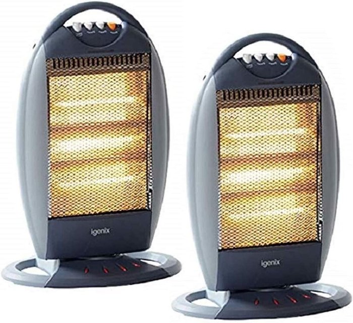 The Range | Igenix Igenix 1.2kW Halogen Heater Igenix Igenix 1.2kW Halogen Heater