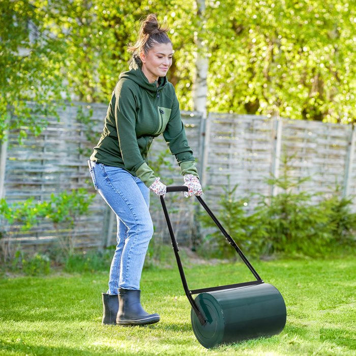 The Range | Outsunny Outdoor Garden Lawn roller - Deep green Outsunny Outdoor Garden Lawn roller - Deep green