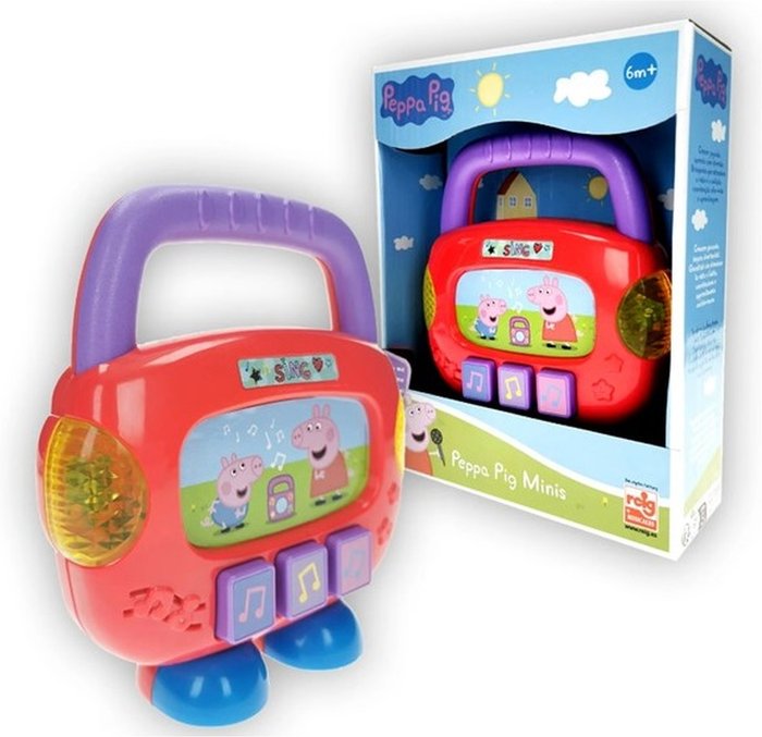 The Range | REIG Peppa Pig Sing Along Boombox With Music - Red REIG Peppa Pig Sing Along Boombox With Music - Red