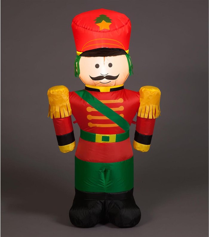 The Range | Snowtime Small Inflatable Nutcracker - Red Snowtime Small Inflatable Nutcracker - Red