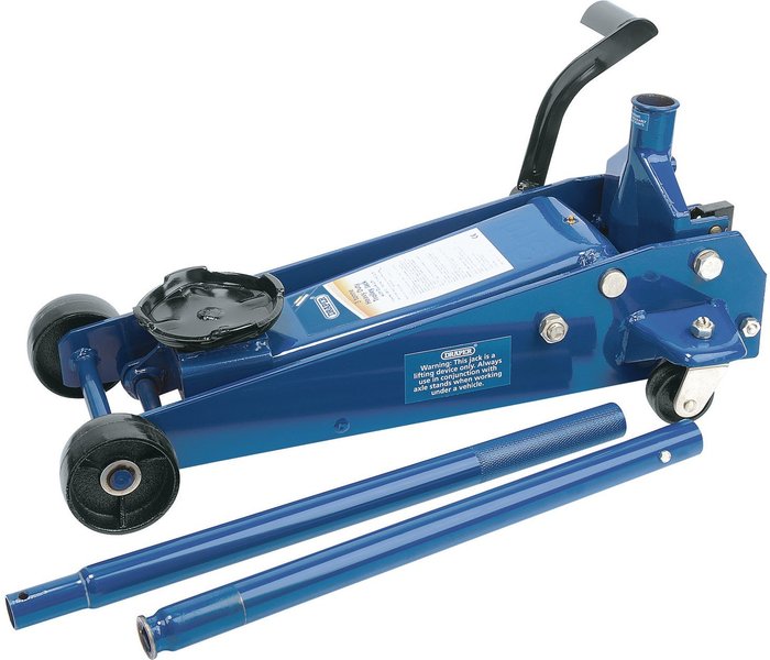 The Range | Draper Draper 'Quick Lift' Trolley Jack (3 tonne) Draper Draper 'Quick Lift' Trolley Jack (3 tonne)